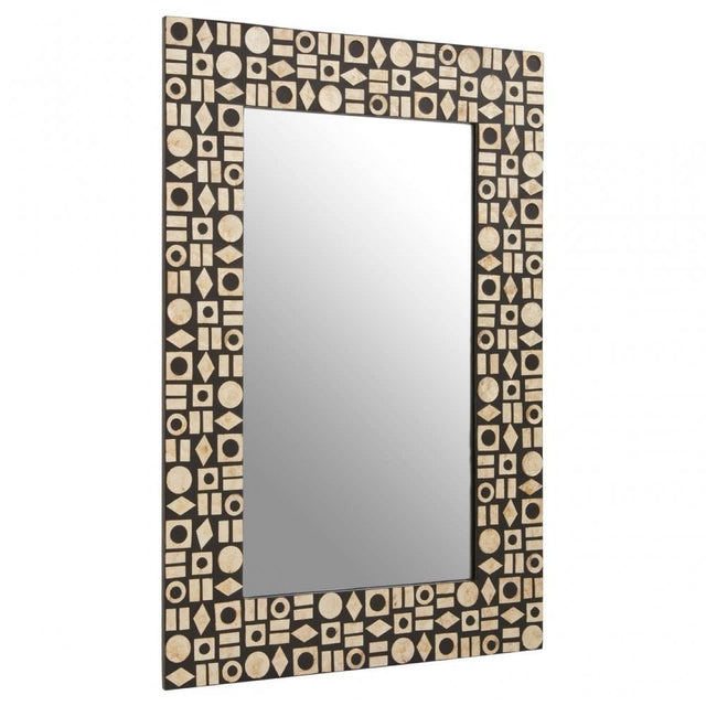 Palu Black And Gold Wall Mirror
