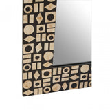 Palu Black And Gold Wall Mirror