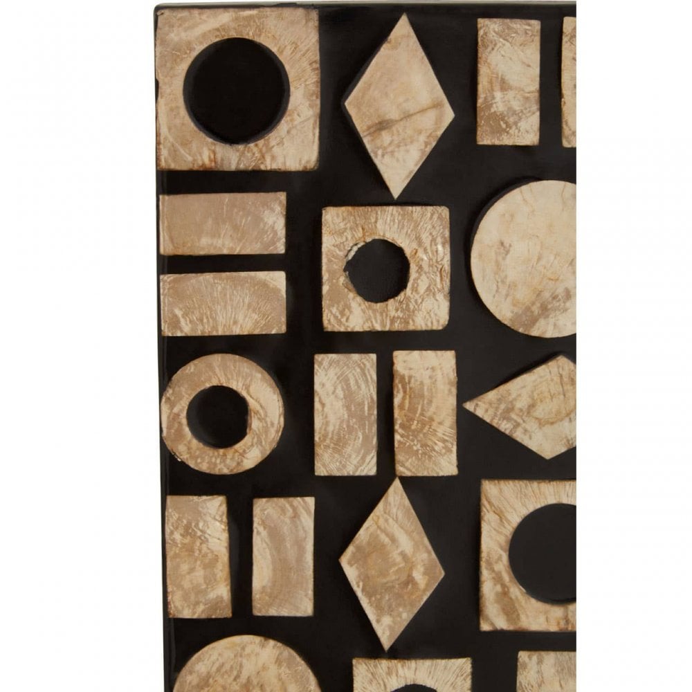 Palu Black And Gold Wall Mirror
