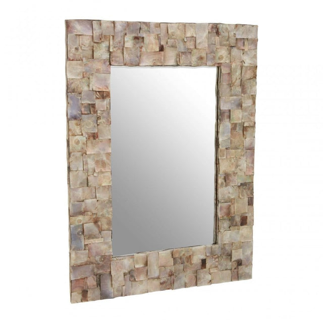 Palu Natural Shell Wall Mirror