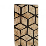 Palu Black And Gold Cm Cube Wall Mirror