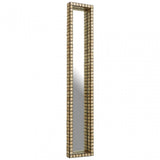 Palu Black And Gold Cm Cracking Wall Mirror