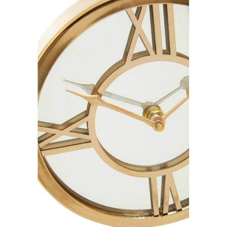 Mateo Black Marble Base Clock