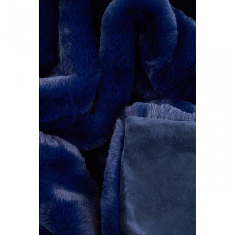 Bosie Lamina Navy Blue Throw