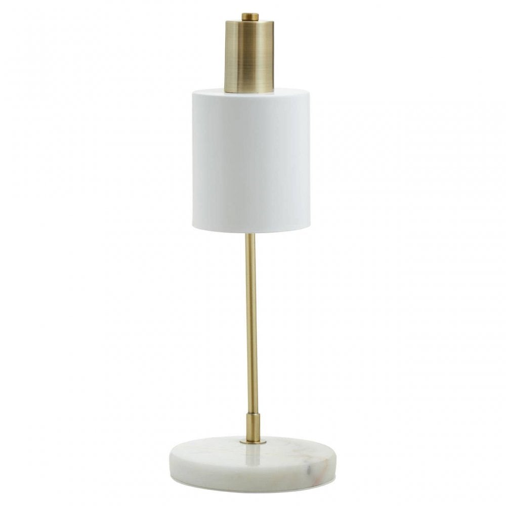 Newton White Shade Desk Lamp
