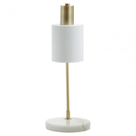 Newton White Shade Desk Lamp