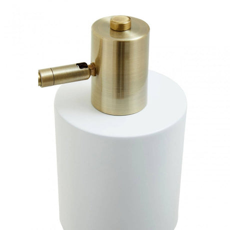Newton White Shade Desk Lamp