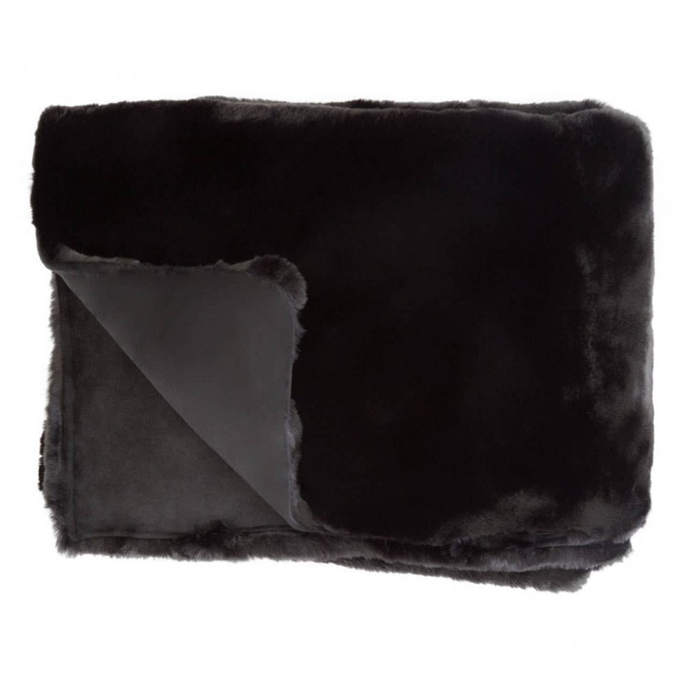 Bosie Lamina Black Throw