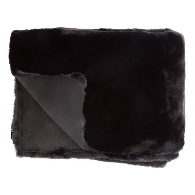 Bosie Lamina Black Throw