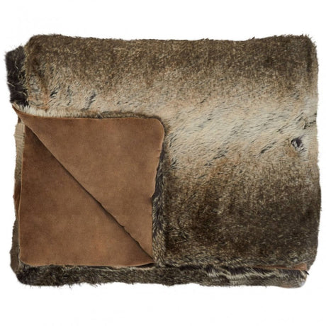 Bosie Lamina Mocha Ombre Throw
