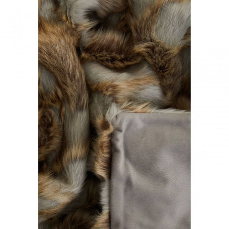Bosie Lamina Grey And Natural Throw
