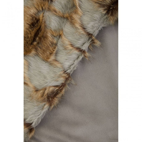 Bosie Lamina Grey And Natural Throw