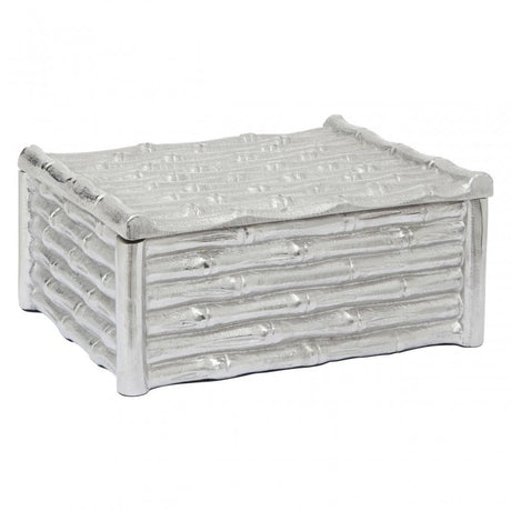 Hiba Large Silver Trinket Box