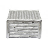 Hiba Large Silver Trinket Box