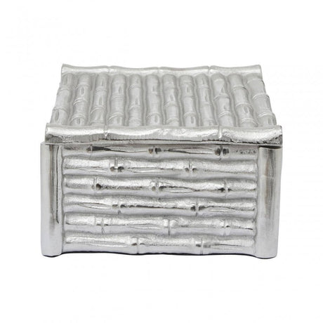 Hiba Large Silver Trinket Box