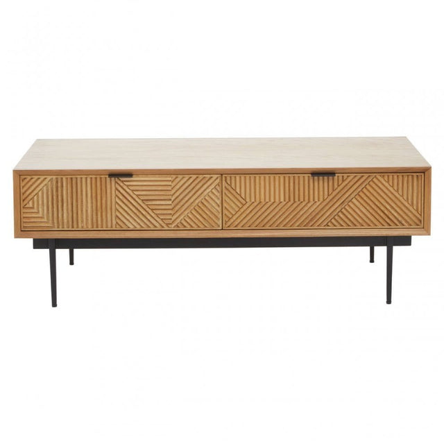 Jakara Natural Finish Wooden Coffee Table