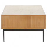 Jakara Natural Finish Wooden Coffee Table