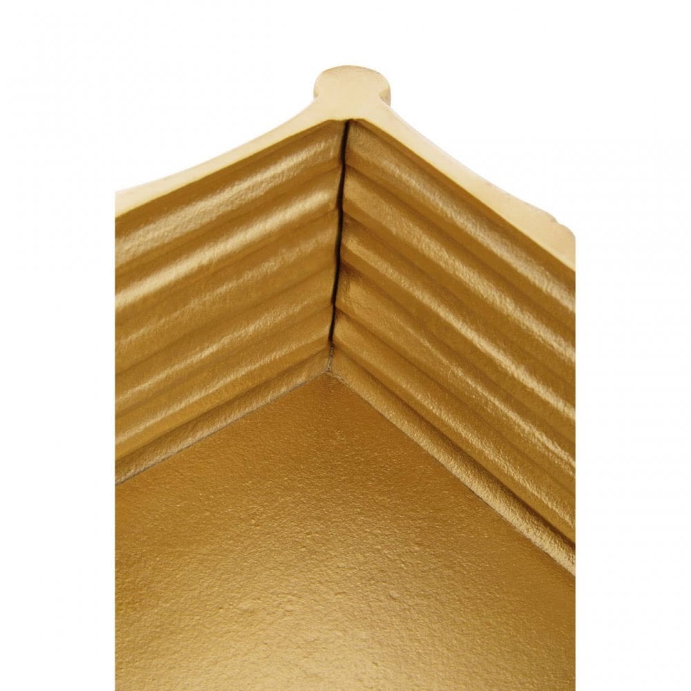 Hiba Large Gold Finish Trinket Box