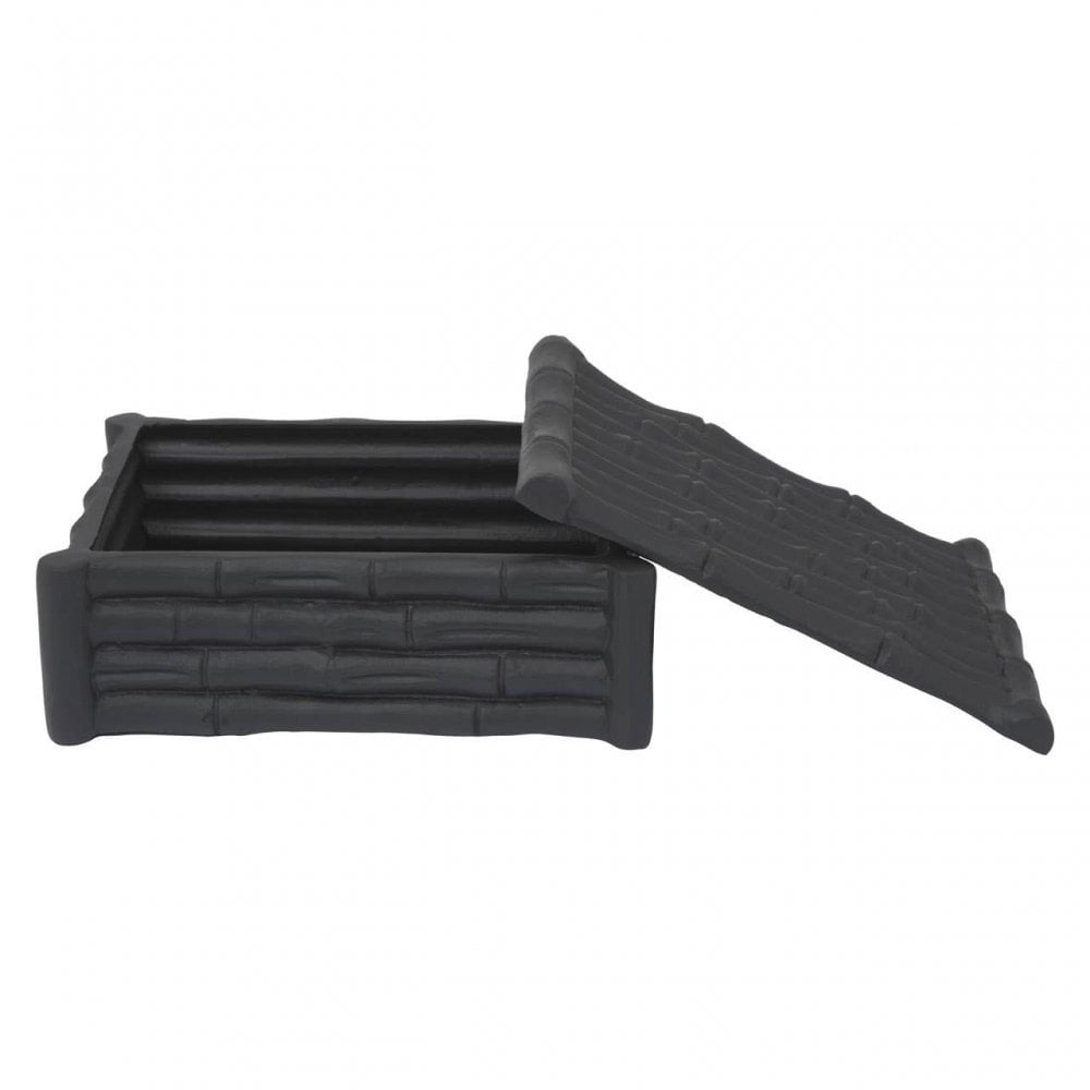 Hiba Small Black Finish Trinket Box