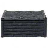 Hiba Large Black Finish Trinket Box