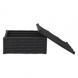 Hiba Large Black Finish Trinket Box