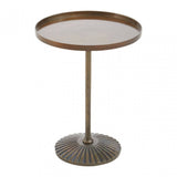 Pali Large Antique Brass Side Table