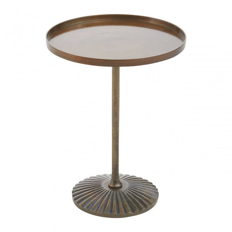 Pali Large Antique Brass Side Table