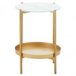 Pali Two Tier Glass Side Table