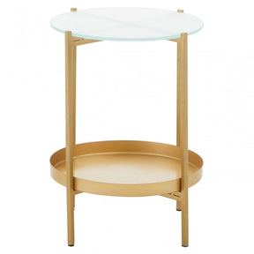 Pali Two Tier Glass Side Table