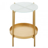 Pali Two Tier Glass Side Table