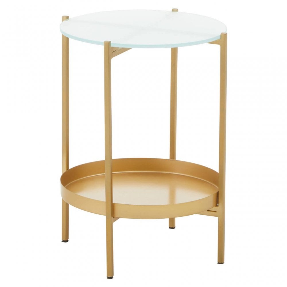 Pali Two Tier Glass Side Table