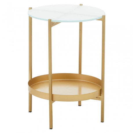 Pali Two Tier Glass Side Table