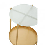 Pali Two Tier Glass Side Table
