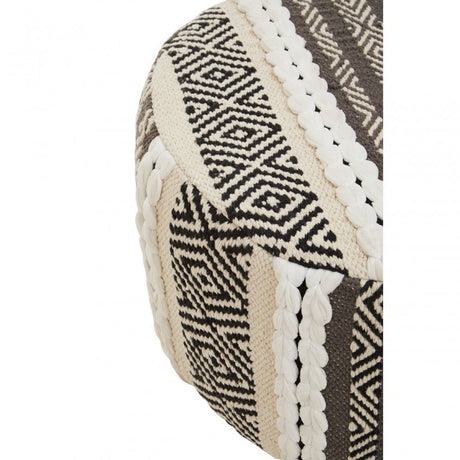 Cefena Grey And White Stool