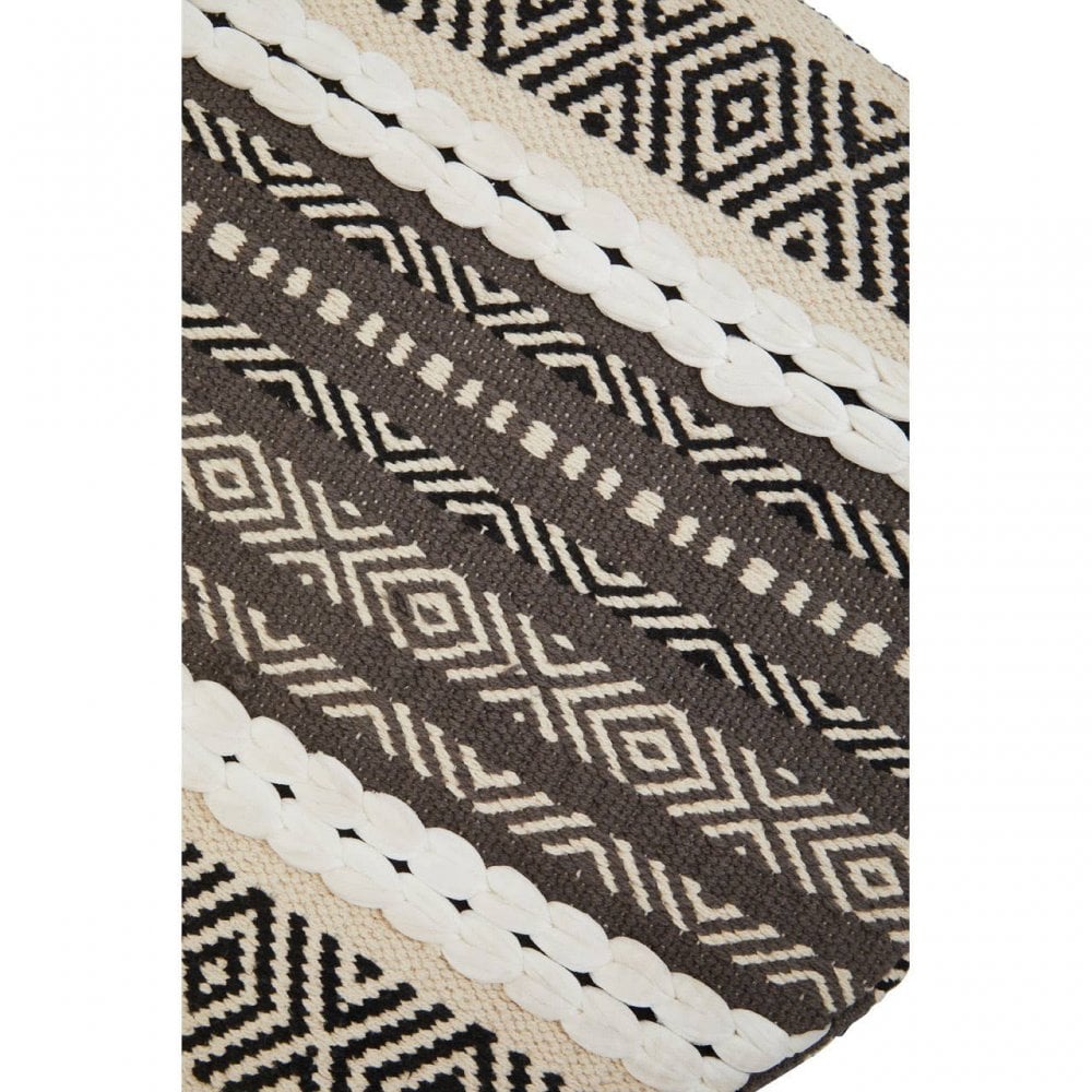 Cefena Grey And White Stool