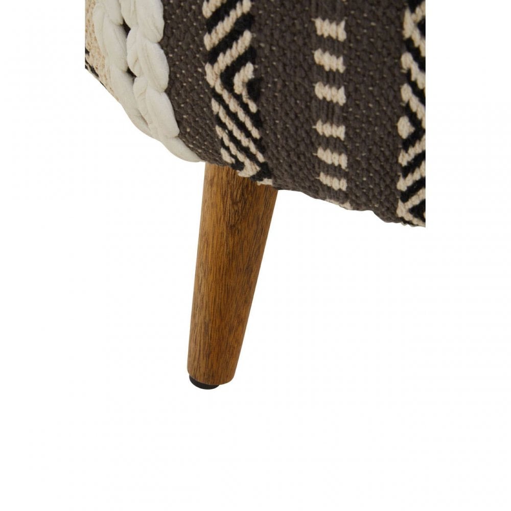 Cefena Grey And White Stool