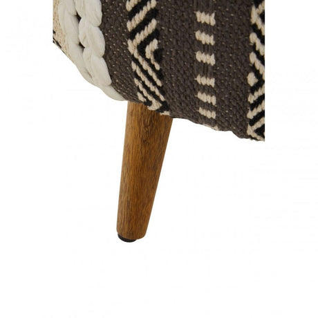 Cefena Grey And White Stool