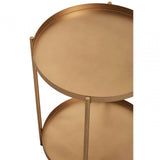 Mandoli Gold Side Table