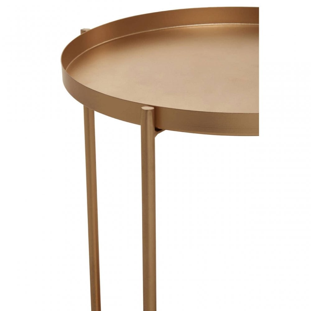 Mandoli Gold Side Table