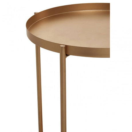 Mandoli Gold Side Table