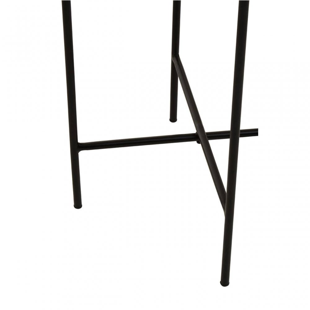 Mandoli White Marble Side Table