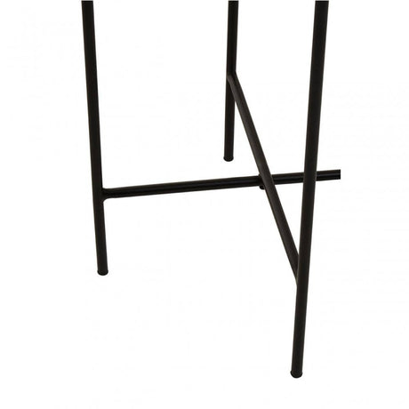 Mandoli White Marble Side Table