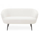 Yazmin Two Seat Sofa With Black Finish Legs