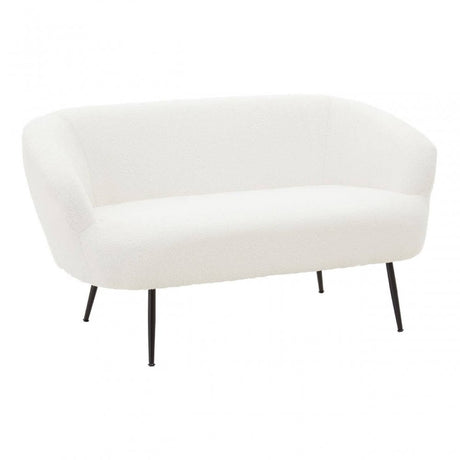 Yazmin Two Seat Sofa With Black Finish Legs