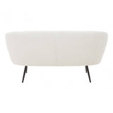 Yazmin Two Seat Sofa With Black Finish Legs