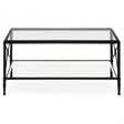 Axis Coffee Table With Black Finish Frame