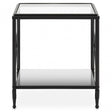 Axis Rectangular Black Finish Side Table