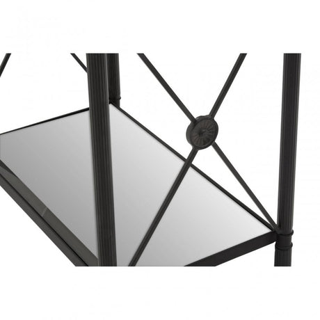Axis Rectangular Black Finish Side Table