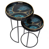 Celina Set Of Two Agate Nesting Tables