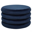 Hartford Midnight Blue Round Stool